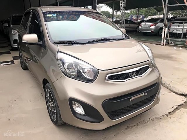 Cần bán lại xe Kia Picanto S 1.25 AT năm 2014, màu vàng chính chủ