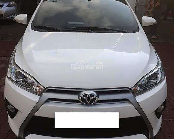 Bán Toyota Yaris 1.3G sản xuất 2015, màu trắng, nhập khẩu số tự động