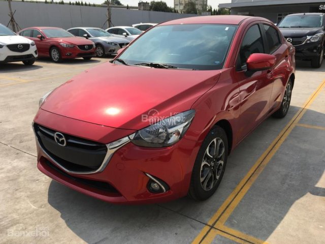 Bán Mazda 2 Sedan đỏ, hỗ trợ ngân hàng: Trả trước 148 triệu, giao xe tận nhà. LH trực tiếp 0907148849