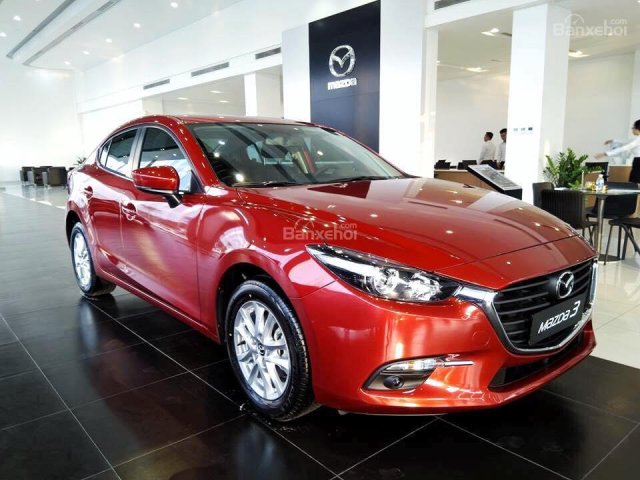 Bán Mazda 3 màu đỏ giao ngay, mua trả góp: Trả trước 180 triệu, giao xe tận nhà, bảo hành 5 năm, LH 0907148849