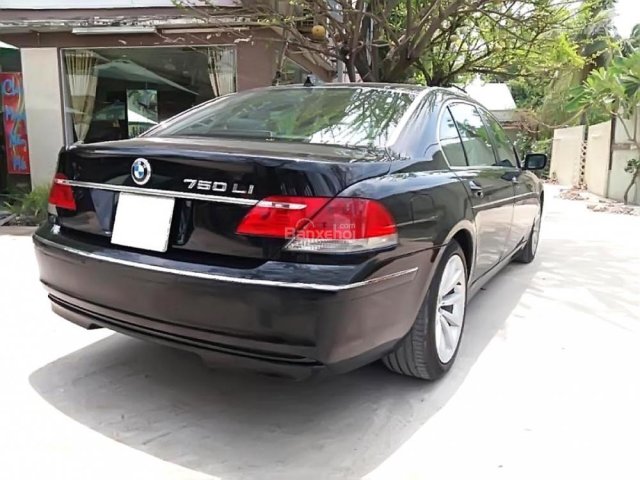 Bán ô tô BMW 7 Series 750Li đời 2008, màu đen, xe nhập