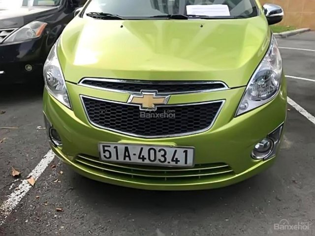 Bán Chevrolet Spark LT năm 2012, màu xanh cốm