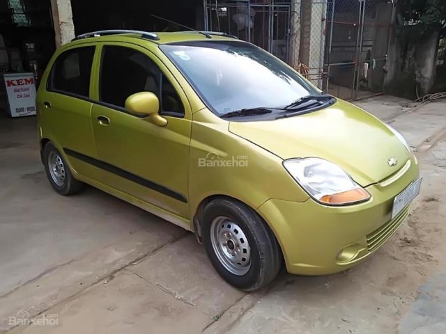 Cần bán lại xe Chevrolet Spark LT 0.8 MT đời 2009, màu xanh lam xe gia đình