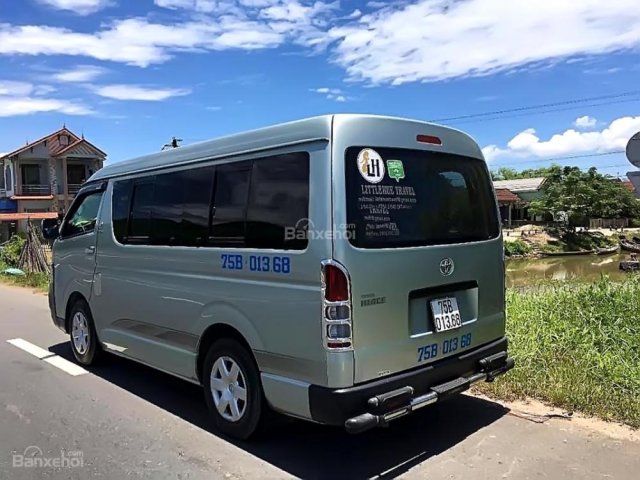 Bán xe Toyota Hiace sản xuất năm 2009, màu xanh