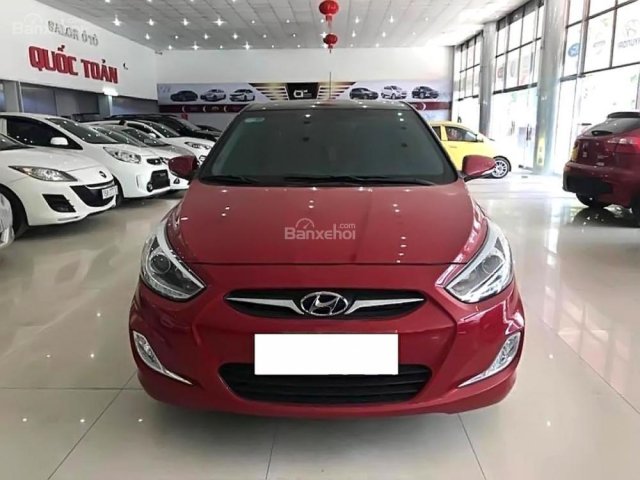 Bán ô tô Hyundai Accent 1.4AT đời 2013, màu đỏ, xe nhập 