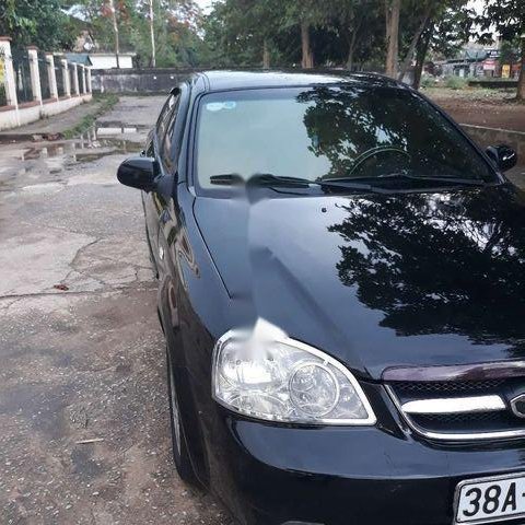 Cần bán xe Daewoo Lacetti sản xuất 2008, màu đen, giá tốt