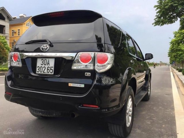 Bán Toyota Fortuner 2.5G đời 2014, màu đen số sàn, giá chỉ 800 triệu