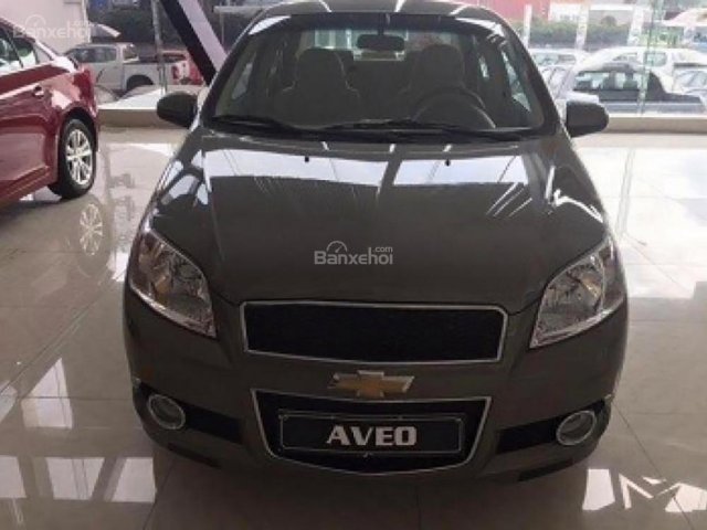 Bán ô tô Chevrolet Aveo LT 1.4 MT đời 2018, màu xám, giá 459tr