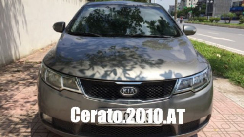 Bán xe Kia Cerato 1.6L AT 2010, màu xám, xe nhập 