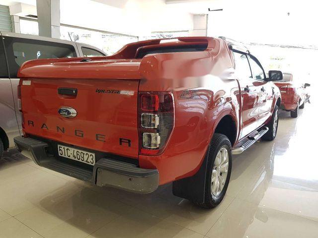 Bán xe Ford Ranger Wildtrak năm 2014, màu cam