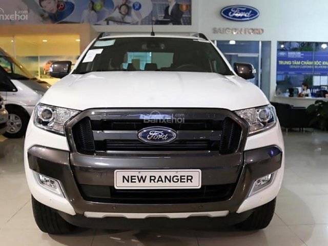 Cần bán xe Ford Ranger Wildtrak 2.2L 4x4 AT đời 2018, màu trắng, nhập khẩu nguyên chiếc