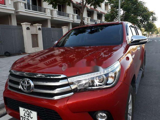 Bán Toyota Hilux sản xuất năm 2017, màu đỏ, nhập khẩu xe gia đình, 855tr