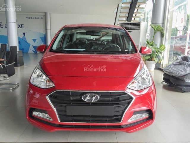 Bán Hyundai Grand i10 1.2 MT năm sản xuất 2018, màu đỏ, xe nhập, 370tr