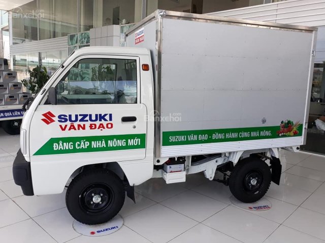 Bán Suzuki 5 tạ thùng kín, khuyến mãi thuế trước bạ, liên hệ 0918 649 556