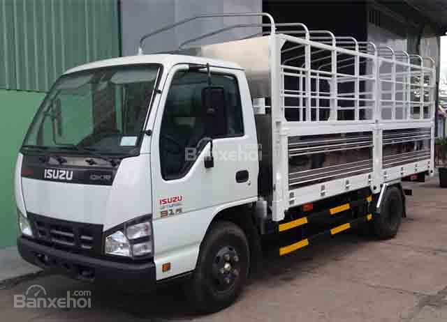 Bán xe tải Isuzu 1T9 thùng bạt, hỗ trợ trả góp 90%