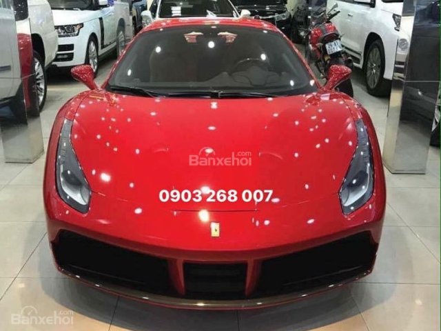 Cần bán xe Ferrari 488 GTB 2016 biển Việt Nam, màu đỏ, đi 5000km0