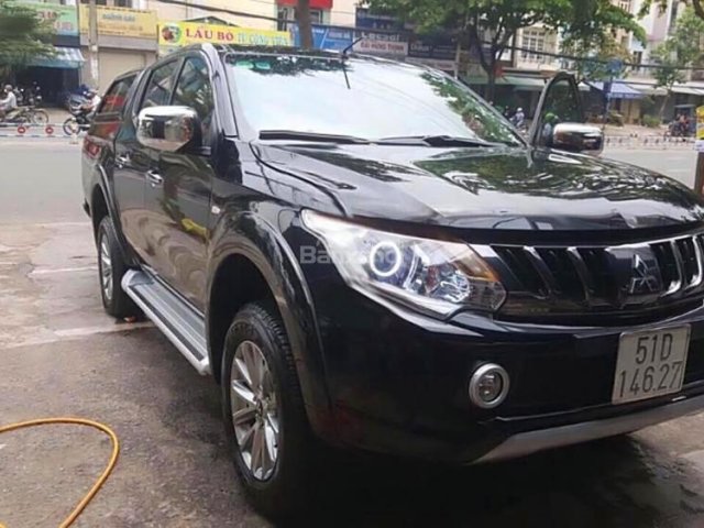 Bán Mitsubishi Triton 4x4 MT sản xuất năm 2017, màu đen, nhập khẩu Thái