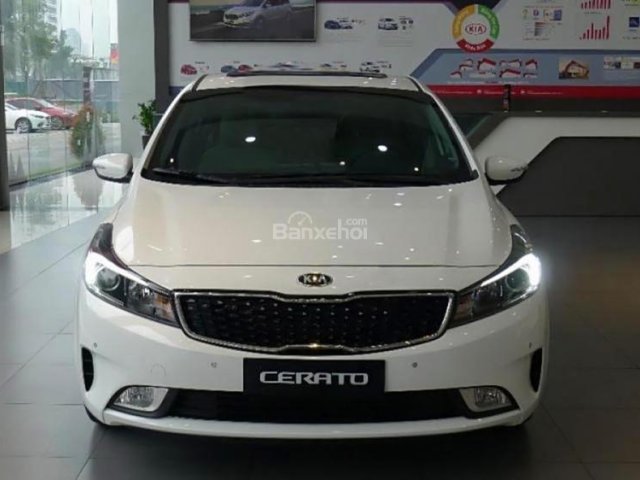 Bán Kia Cerato 2.0 AT 2018, màu trắng, giá tốt