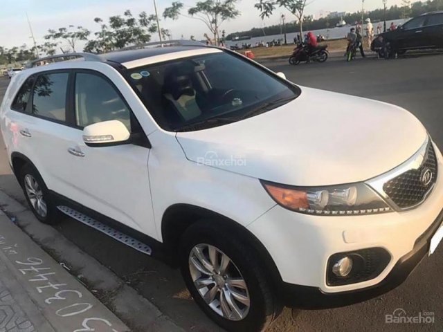 Bán xe Kia Sorento MT năm 2013, màu trắng
