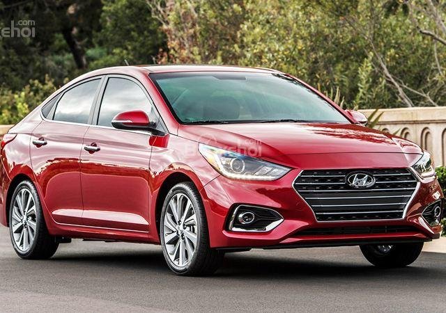 Bán Hyundai Accent sản xuất 2018, màu đỏ, xe nhập, 425 triệu