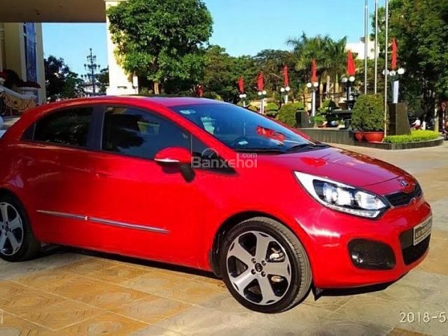 Bán Kia Rio 1.4 AT năm 2014, màu đỏ, xe nhập