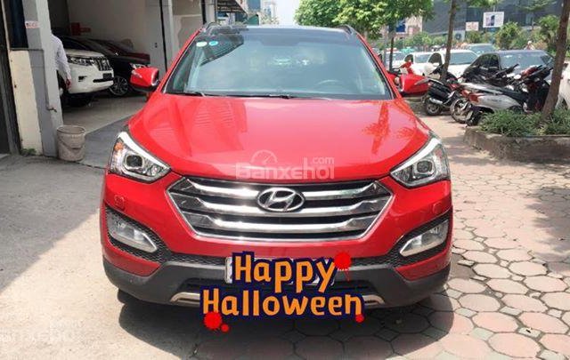 Bán Hyundai Santa Fe 2.2L năm sản xuất 2013, full dầu, màu đỏ, xe nhập, 999 triệu