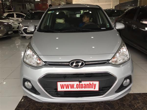 Bán Hyundai Grand i10 năm 2017, màu bạc, nhập khẩu, 370tr