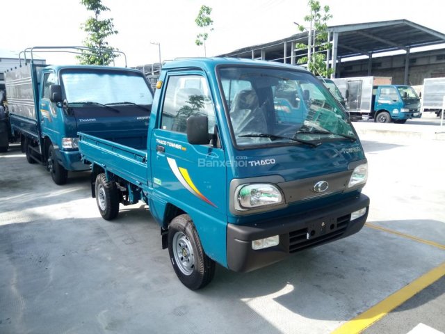 Bán xe tải 900 kg Thaco Towner 800, động cơ công nghệ Suzuki, chạy thành phố, không bị cấm tải, hỗ trợ trả góp