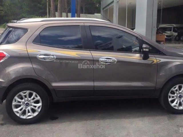 Bán Ford EcoSport 1.5 Titanium sản xuất 2017, màu nâu