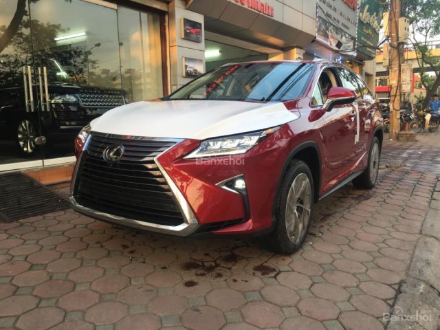 Bán xe Lexus RX 350L sản xuất 2018, màu đỏ, nhập khẩu Mỹ LH: 0982.84.28380