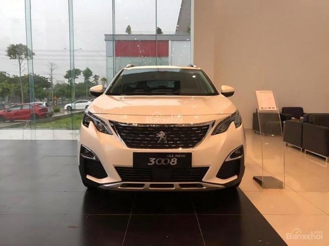 Bán ô tô Peugeot 3008 1.6 AT đời 2018, màu trắng0