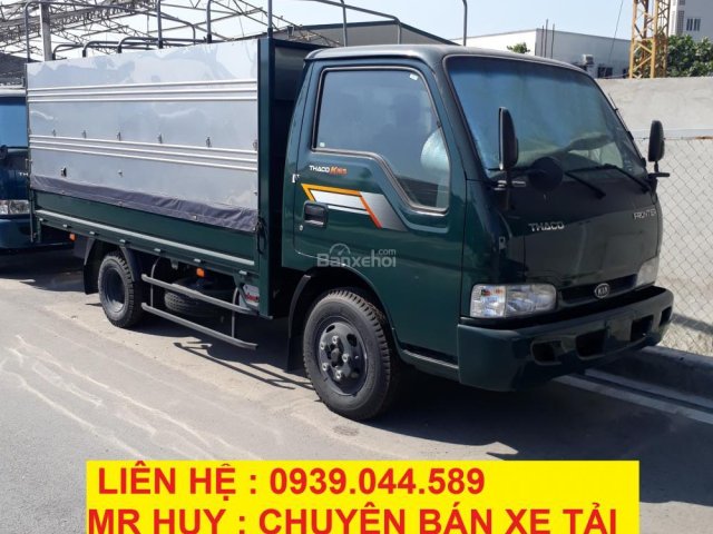 Cần bán xe tải Kia K165 Trường Hải thùng mui bạc, xe mới 100%, hàng hót, giá tốt nhất Hồ Chí Minh