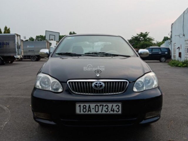 Bán xe Toyota Corolla Altis sản xuất 2001, màu đen nhập khẩu, 196tr