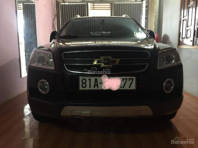 Bán Chevrolet Captiva LT đời 2008, màu đen, giá chỉ 350 triệu