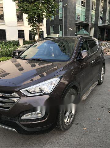 Bán Hyundai Santa Fe sản xuất 2014, màu đen, nhập khẩu  