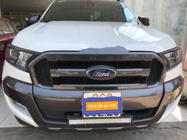 Cần bán lại xe Ford Ranger Wildtrack đời 2017, màu trắng, giá tốt