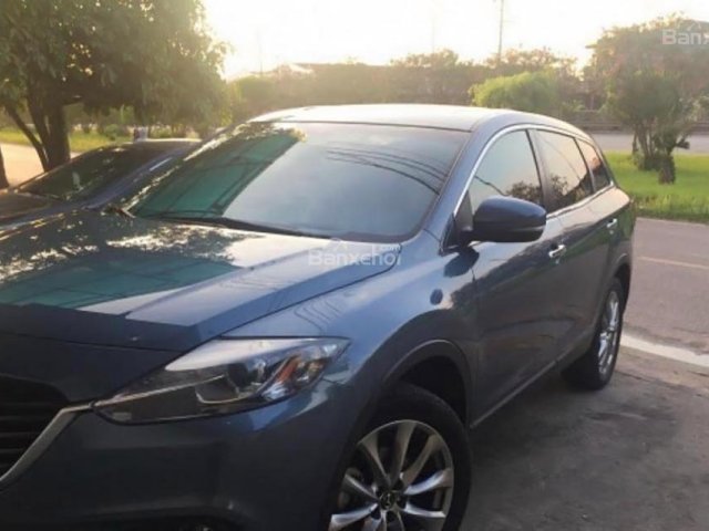 Cần bán lại xe Mazda CX 9 năm sản xuất 2014, màu xanh lam, nhập khẩu