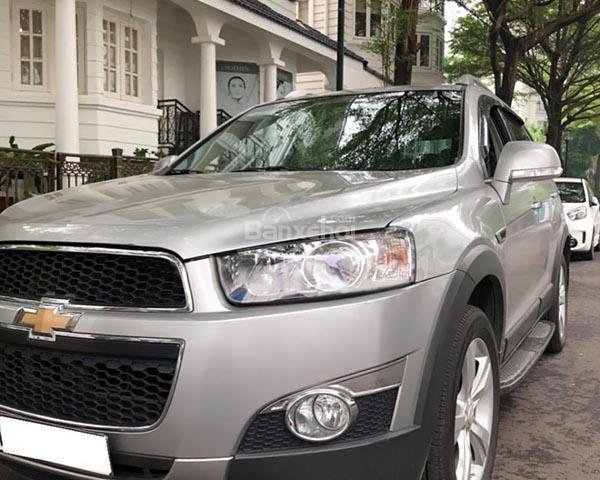 Bán ô tô Chevrolet Captiva LTZ sản xuất năm 2011, màu bạc 