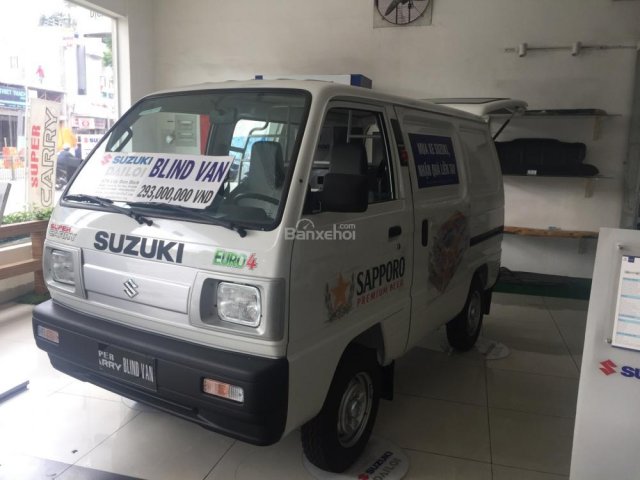 Bán xe tải Suzuki Blind Van 580kg - giảm 100% phí trước bạ, duy nhất tháng 12, giao ngay