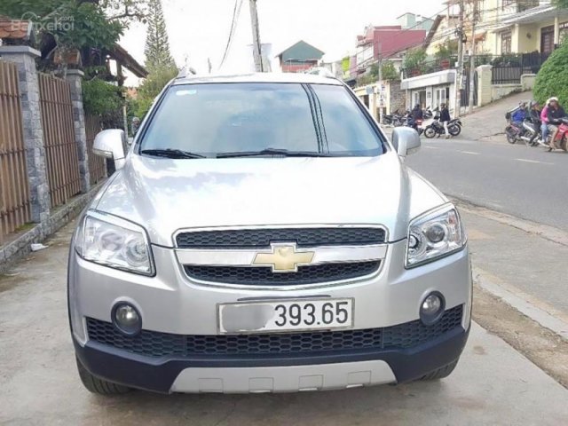 Cần bán lại xe Chevrolet Captiva LT 2.4 MT năm 2008, màu bạc