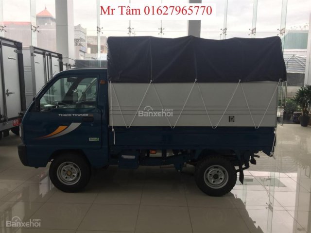 Cần bán xe Thaco Towner đời 2018, màu xanh lam, giá 229tr, hỗ trợ trả góp lãi suất thấp