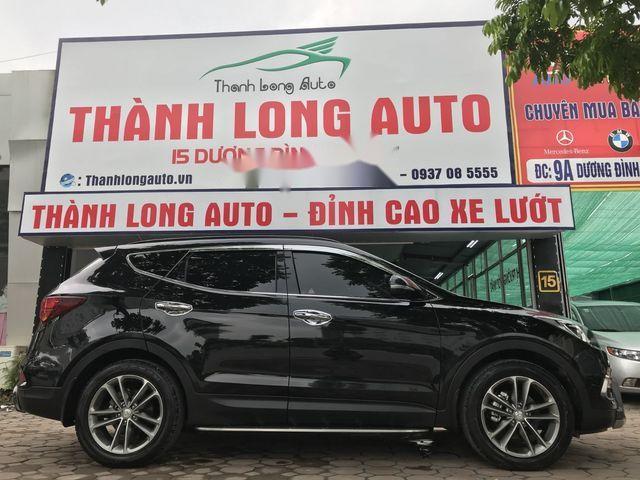 Bán xe Hyundai Santa Fe 4WD sản xuất năm 2017, màu đen 