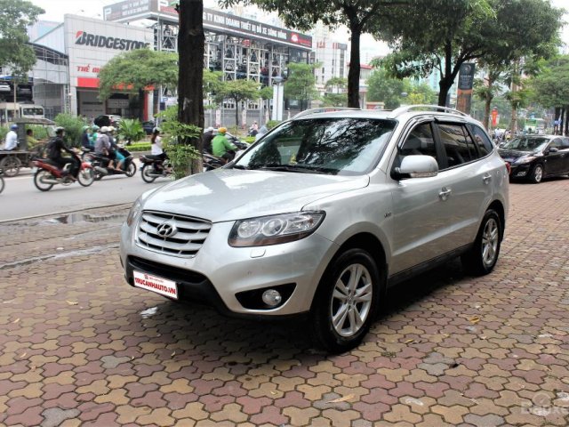 Bán ô tô Hyundai Santa Fe SLX năm sản xuất 2009, màu bạc, nhập khẩu giá cạnh tranh