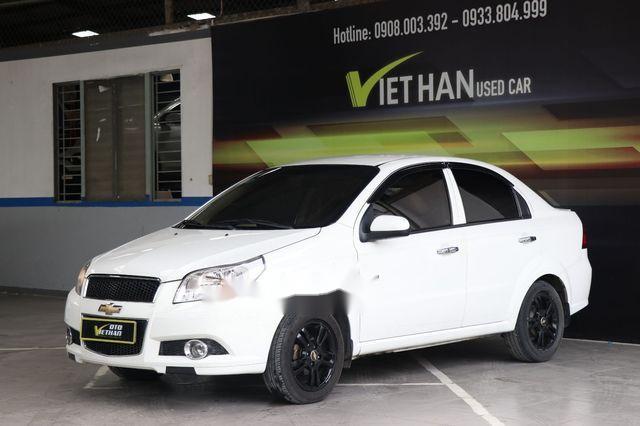 Bán Chevrolet Aveo LT 1.5MT sản xuất năm 2015, màu trắng, giá 316tr