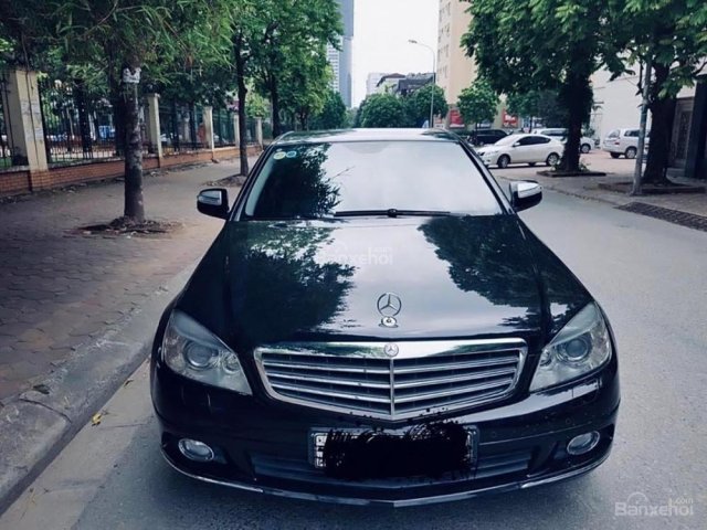 Cần bán lại xe Mercedes C200 năm sản xuất 2007, màu đen, giá chỉ 439 triệu