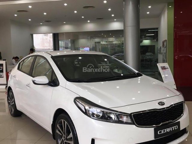 Bán Kia Cerato 1.6 SMT 2018, màu trắng