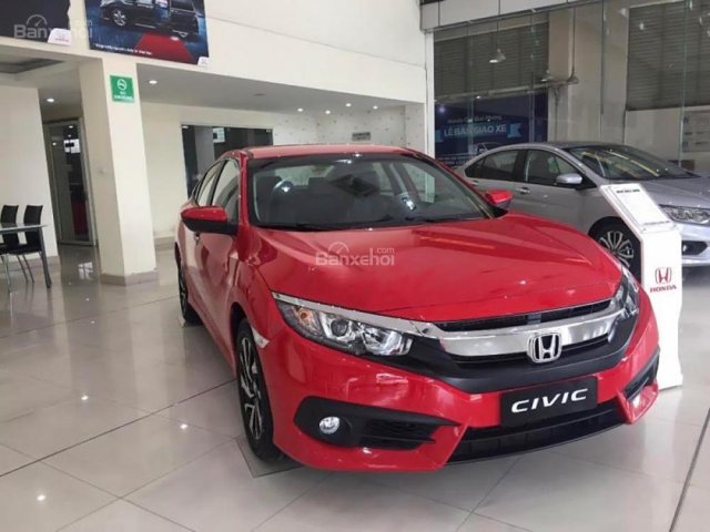 Cần bán xe Honda Civic 1.8 E năm sản xuất 2018, màu đỏ, nhập khẩu, giá tốt