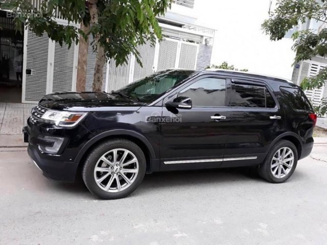 Bán Ford Explorer Limited 2.3L EcoBoost năm 2016, màu đen, nhập khẩu  