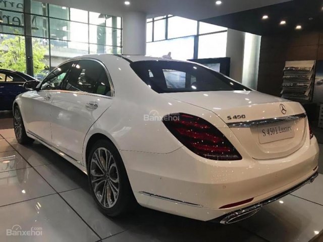 Bán xe Mercedes S450L Luxury đời 2018, màu trắng