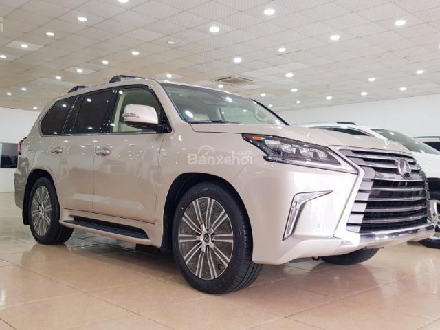 Bán Lexus LX570 xuất Mỹ màu vàng, xe sản xuất 2018 nhập khẩu nguyên chiếc, mới 100%